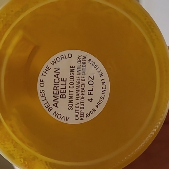 Vintage Avon perfume 4fl oz American Belle sonnet cologne 1976s origina… - Picture 5 of 5